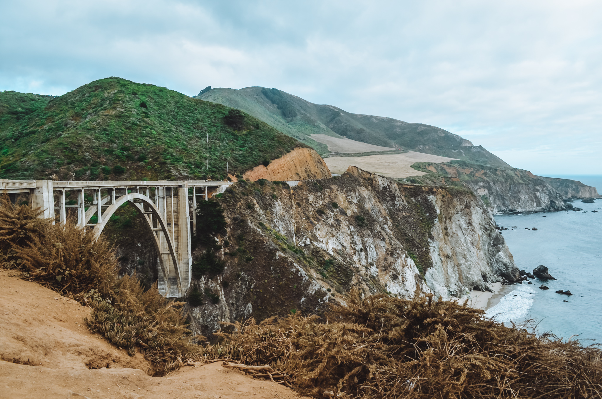 Bixby Creek Bridge - Facing North to South